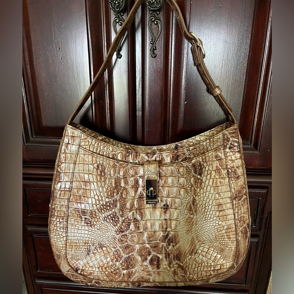 Brahmin Johanna Melbourne Camel Safari shoulder bag.